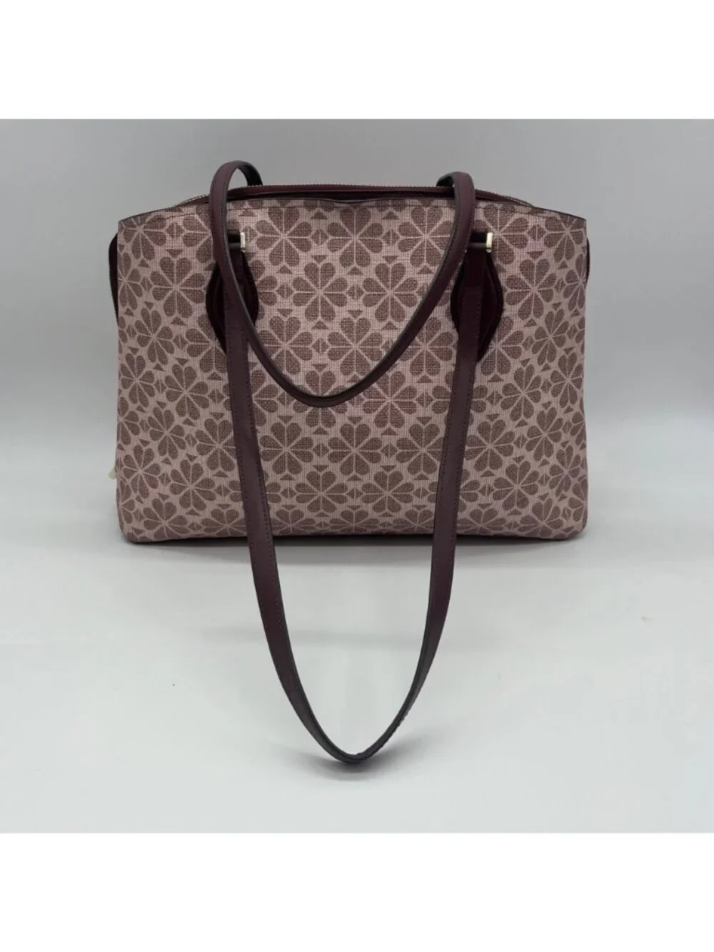 Kate Spade Pink Floral Print Coated Canvas Work Tote